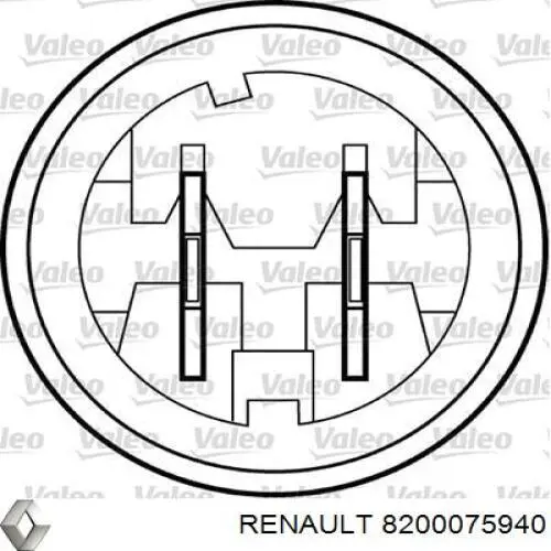 8200075940 Renault (RVI) механизм стеклоподъемника двери передней левой