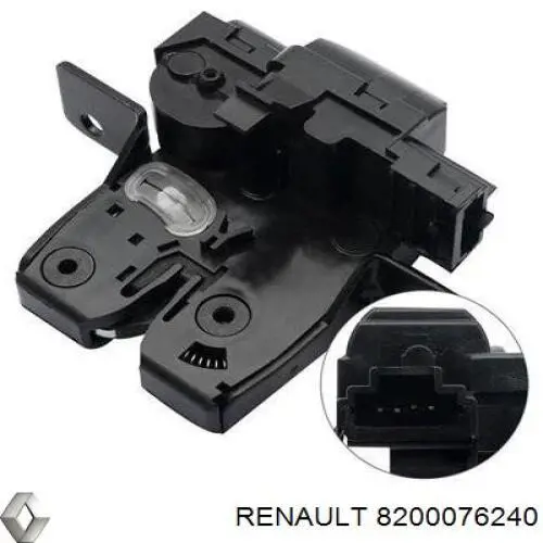 Купить 8200076240 Renault (RVI) Замок задней двери