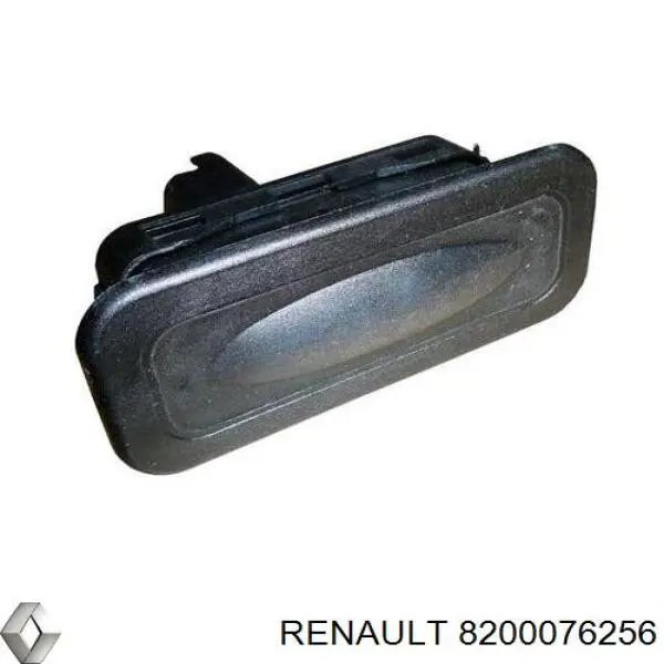 8200076256 Renault (RVI) botão de acionamento do fecho de tampa de porta-malas (de 3ª/5ª porta (de tampa de alcapão)