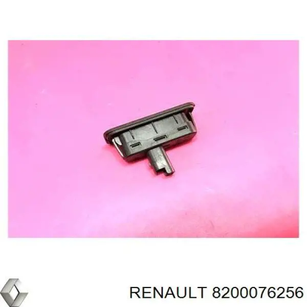 8200076256 Renault (RVI) Botão de acionamento do fecho de tampa de porta-malas (de 3ª/5ª porta (de tampa de alcapão)