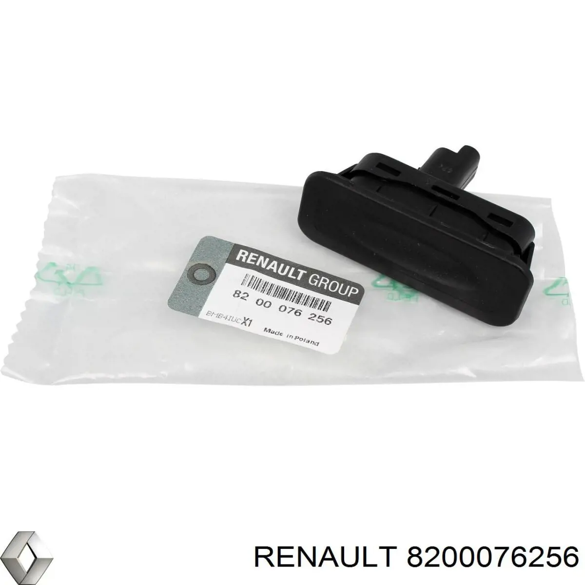 Botão de acionamento do fecho de tampa de porta-malas (de 3ª/5ª porta (de tampa de alcapão) Renault (RVI) 8200076256 preço, a partir de 37,24 USD