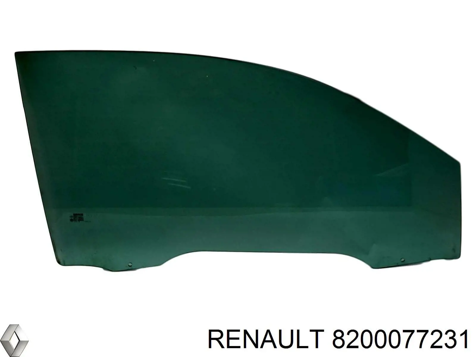 8200077231 Renault (RVI) Стекло передней двери, правой