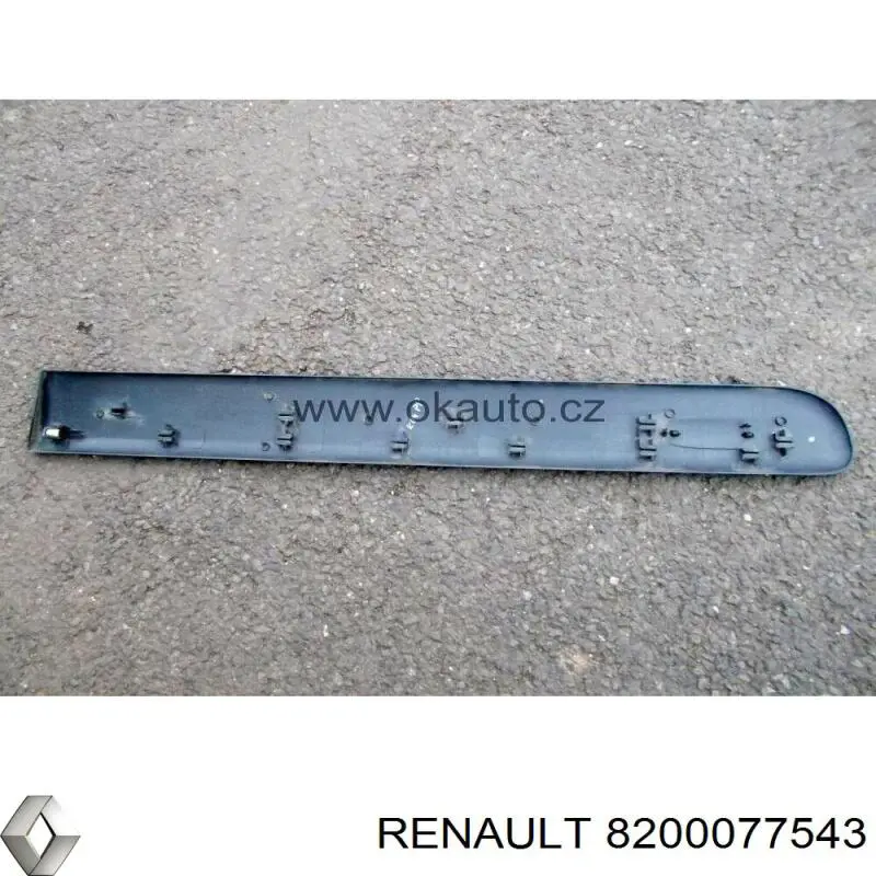 Молдинг двери передней правой Renault (RVI) 8200077543 цена, от 5.07 USD