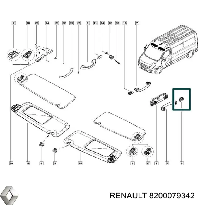 8200079342 Renault (RVI) 