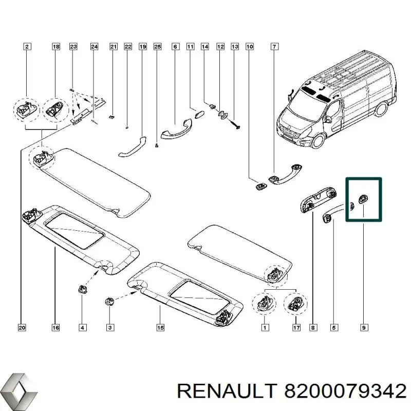 Купить 8200079342 Renault (RVI) 