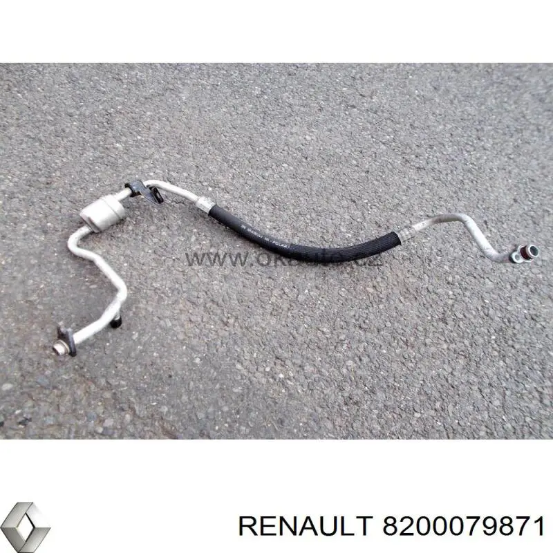 8200079871 Renault (RVI) mangueira de aparelho de ar condicionado, desde o vaporizador até o compressor