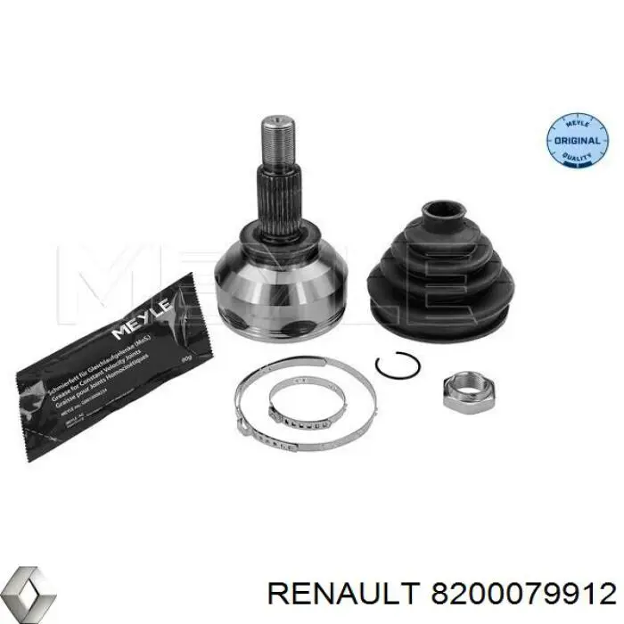 Правая полуось 8200079912 Renault (RVI)