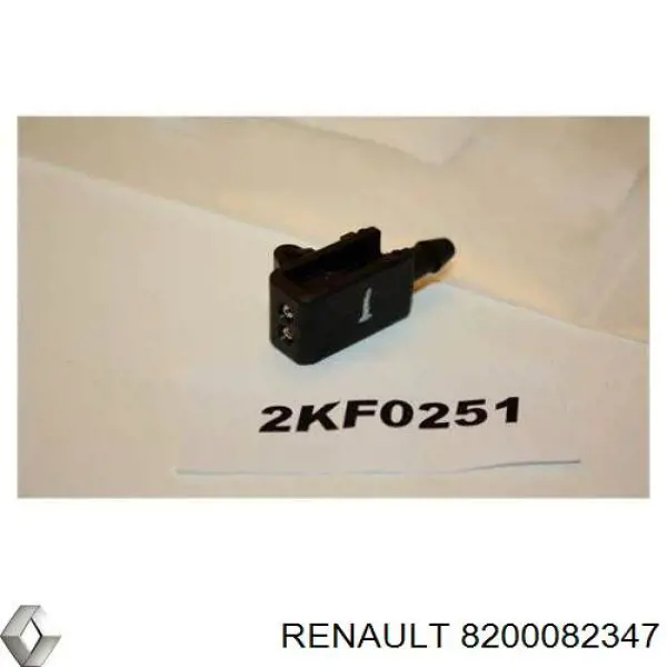 8200082347 Renault (RVI) injetor de fluido para lavador de pára-brisas
