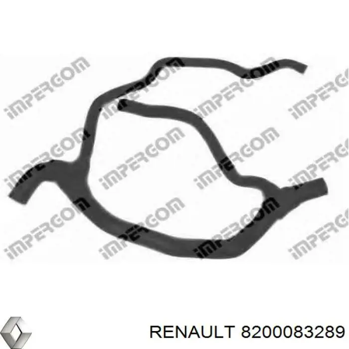 Шланг радиатора, нижний Renault (RVI) 8200083289 цена, от 36.11 USD