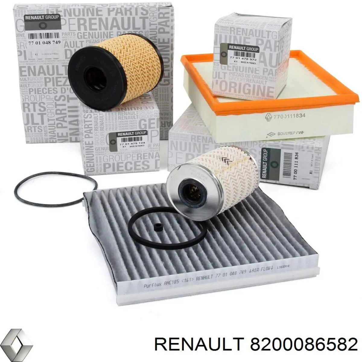 Sensor De Presion De Neumaticos 8200086582 Renault (RVI)