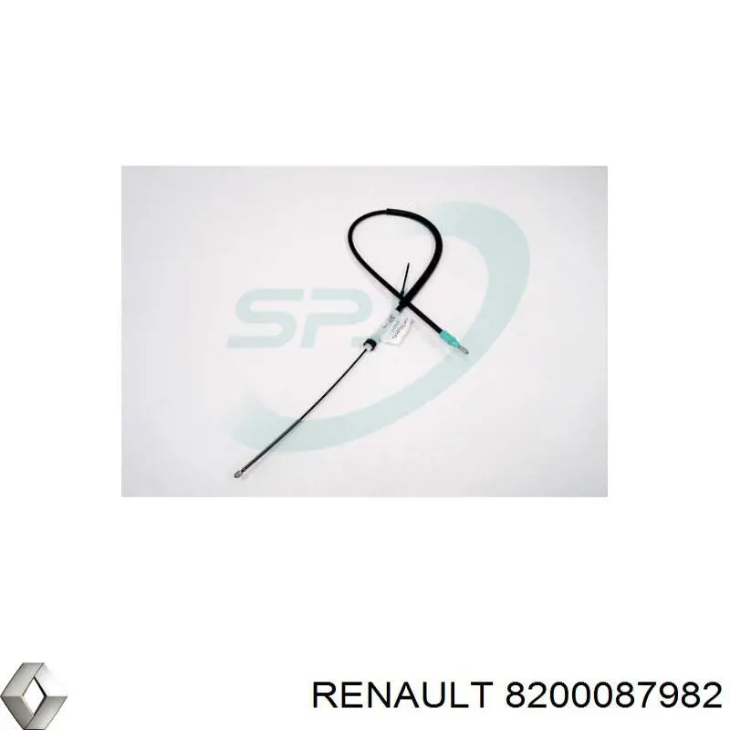 8200087982 Renault (RVI) трос ручного тормоза задний правый
