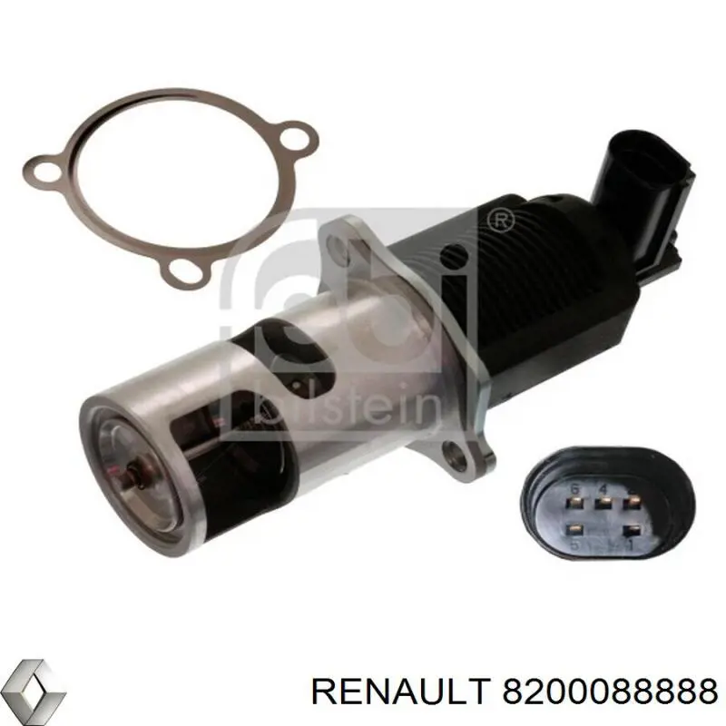 Приборы управления системы рециркуляции Renault (RVI) 8200088888 цена, от 38.01 USD