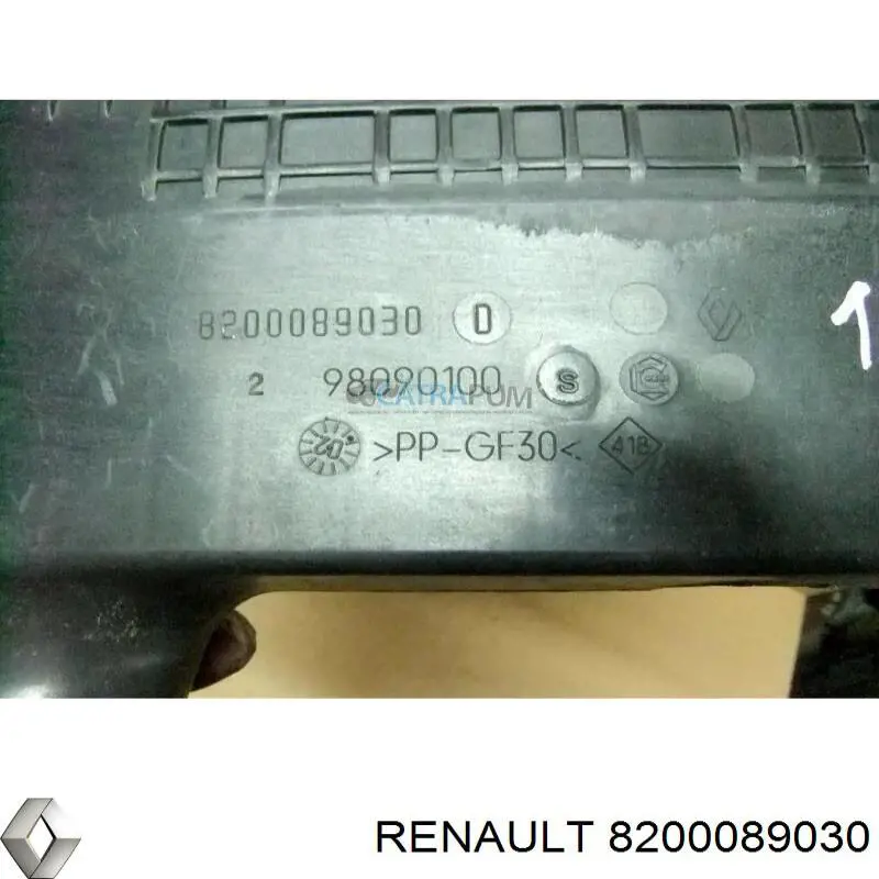 Корпус воздушного фильтра в сборе Renault (RVI) 8200089030 цена, от 19.02 USD