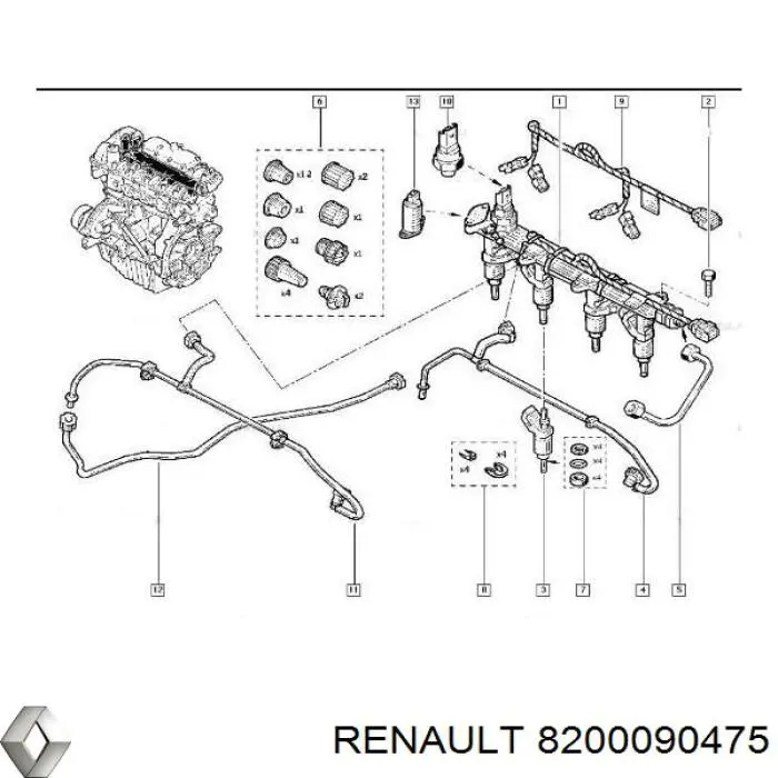 8200090475 Renault (RVI) 