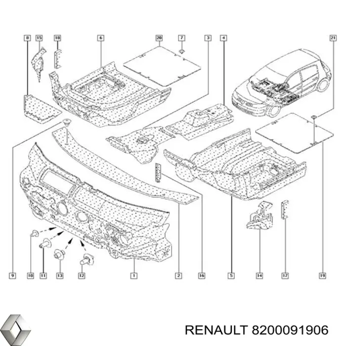  8200091906 Renault (RVI)