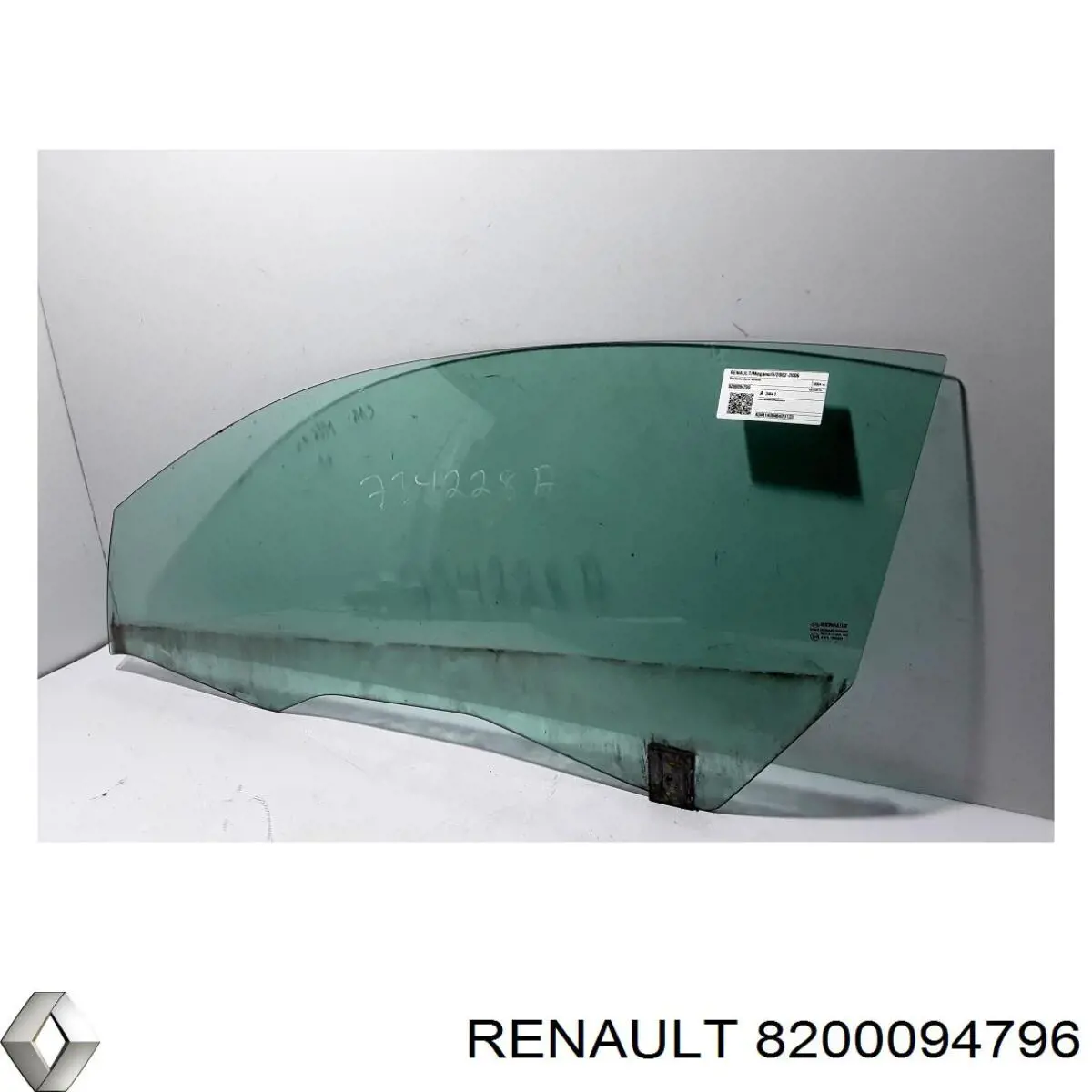 Vidro da porta dianteira esquerda para Renault Megane (EM0)