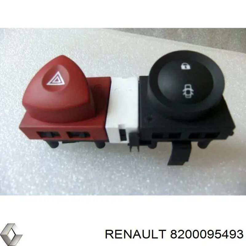 Botão de ativação do sinal de emergência para Renault Megane (LM0)