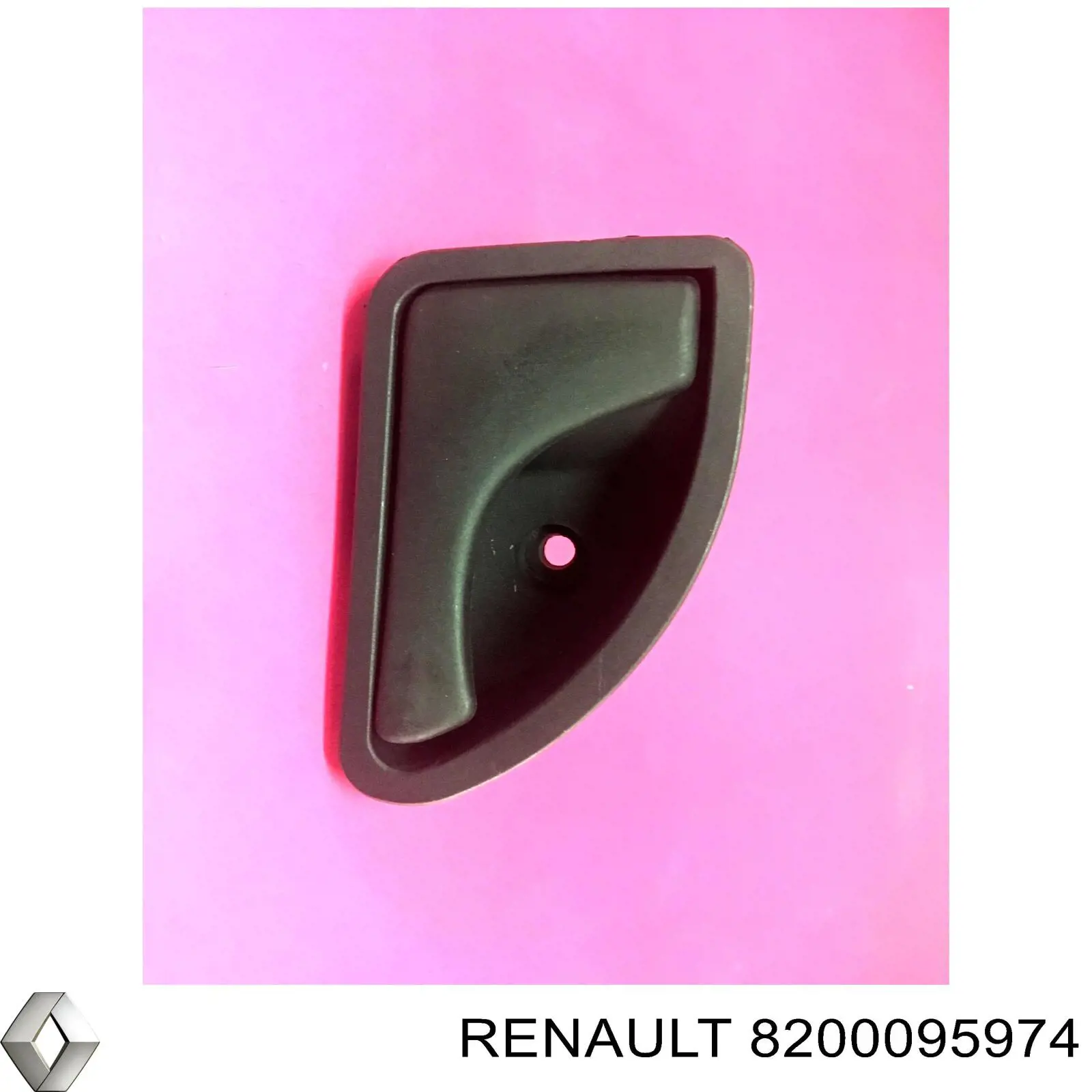 8200095974 Renault (RVI) maçaneta interna esquerda da porta dianteira