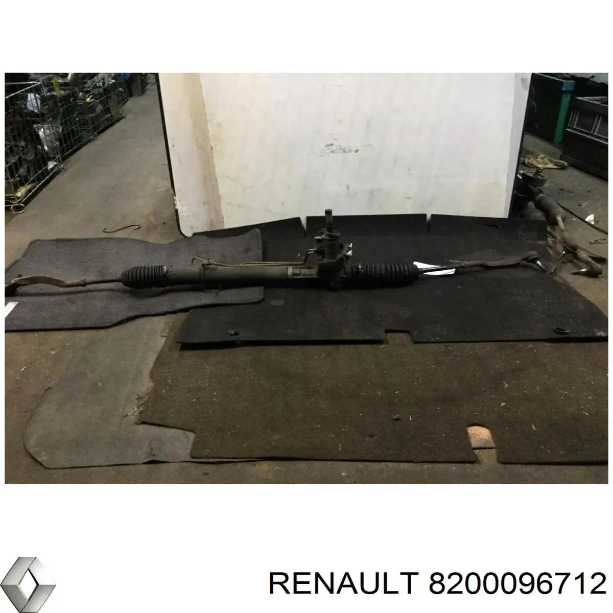8200096712 Renault (RVI) cremalheira da direção