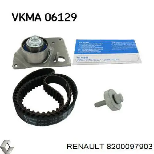 Болт шкива коленвала 8200097903 Renault (RVI)