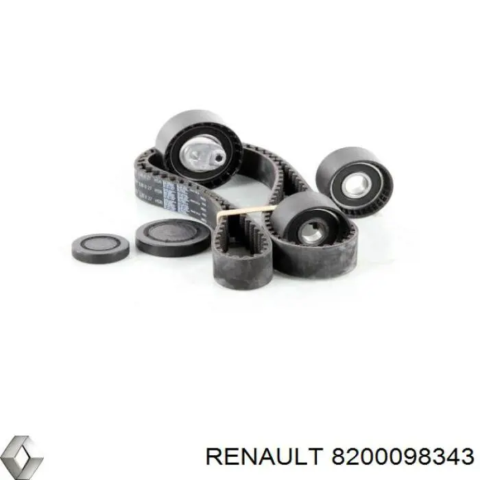 Зубчатый ремень Renault (RVI) 8200098343 цена, от 19.26 USD