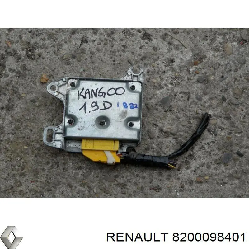 Купить 8200098401 Renault (RVI) Модуль-процессор управления подушкой безопасности