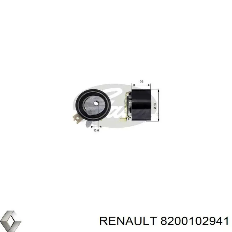 Купить 8200102941 Renault (RVI) Ролик натяжителя газораспределительного ремня