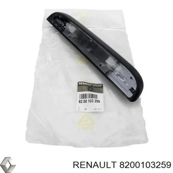 Фонарь подсветки номерного знака 8200103259 Renault (RVI)