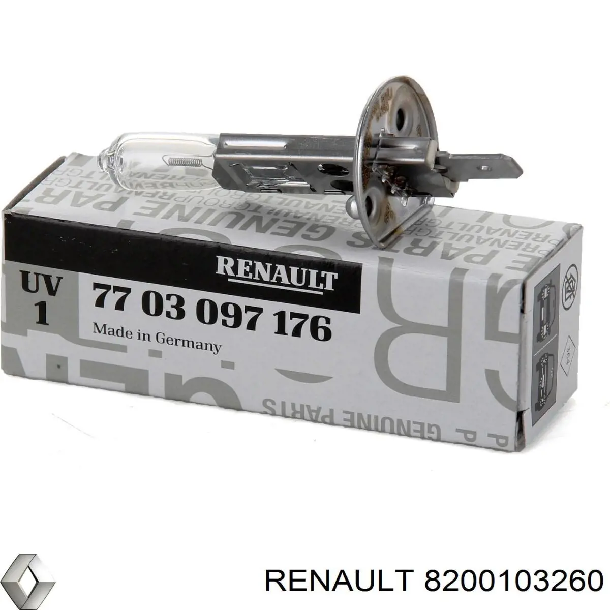 8200103260 Renault (RVI) Фонарь освещения номера
