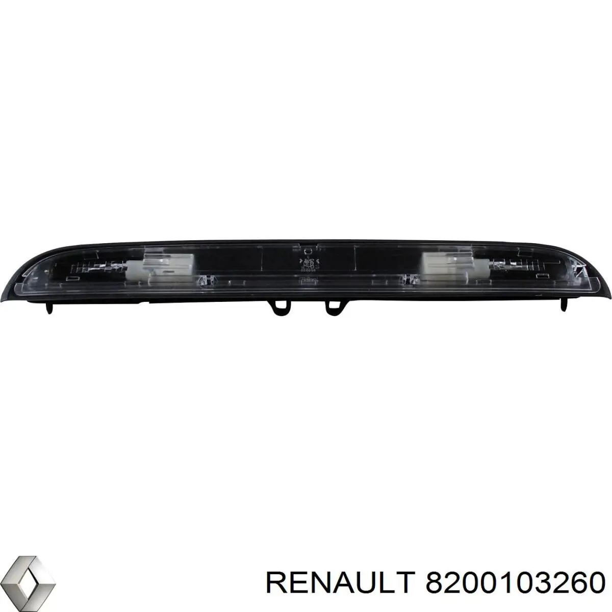 Фонарь освещения номера на Renault Kangoo I KC0, KC1