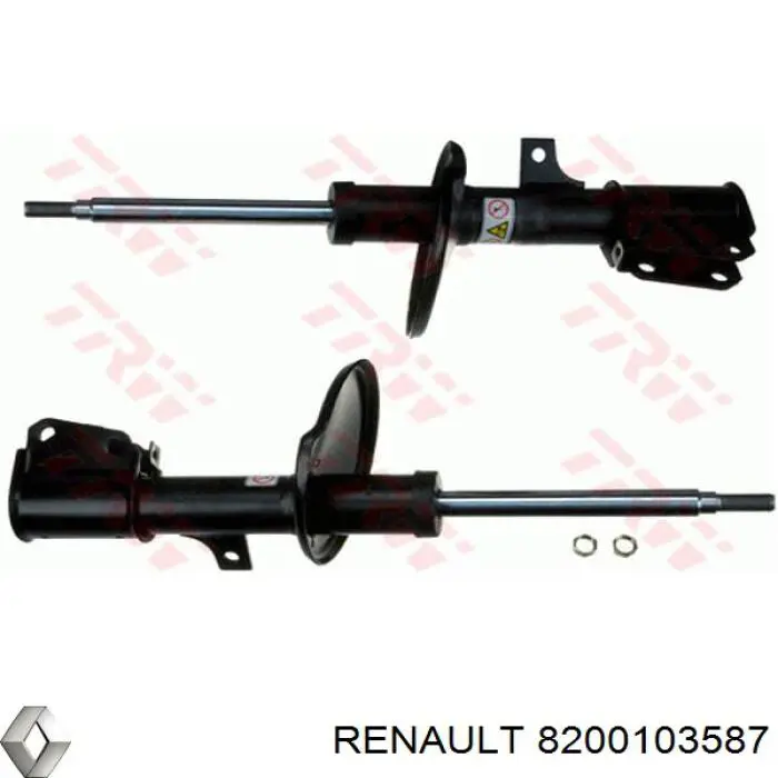 Амортизатор передний левый Renault (RVI) 8200103587
