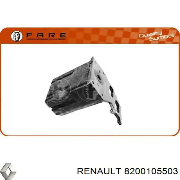 Хомут крепления глушителя задний Renault (RVI) 8200105503 цена, от 10.59 USD