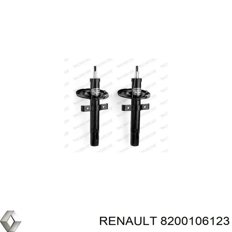 Амортизатор передний 8200106123 Renault (RVI)