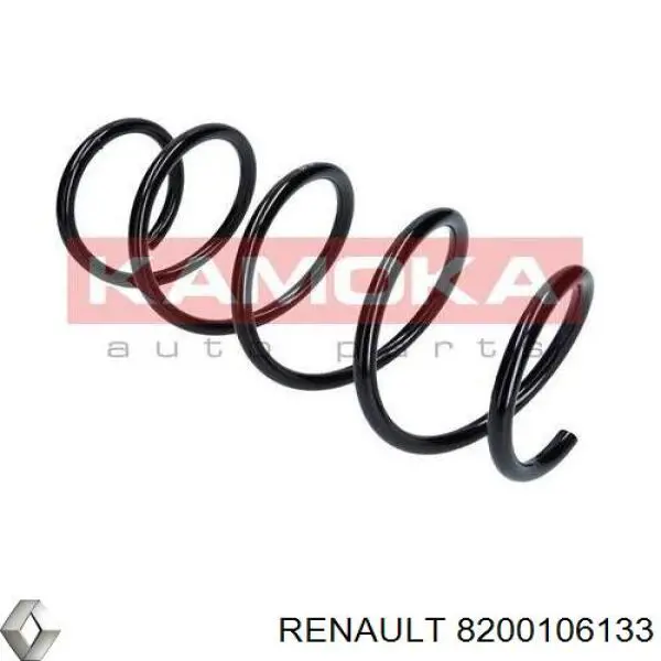 Передняя пружина 8200106133 Renault (RVI)