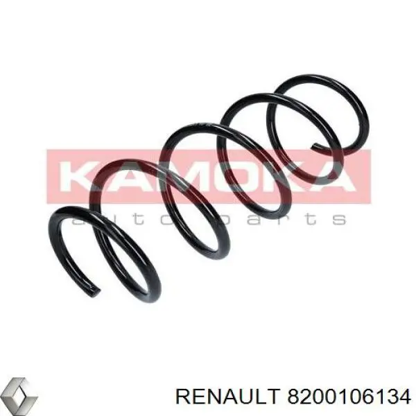 Передняя пружина 8200106134 Renault (RVI)