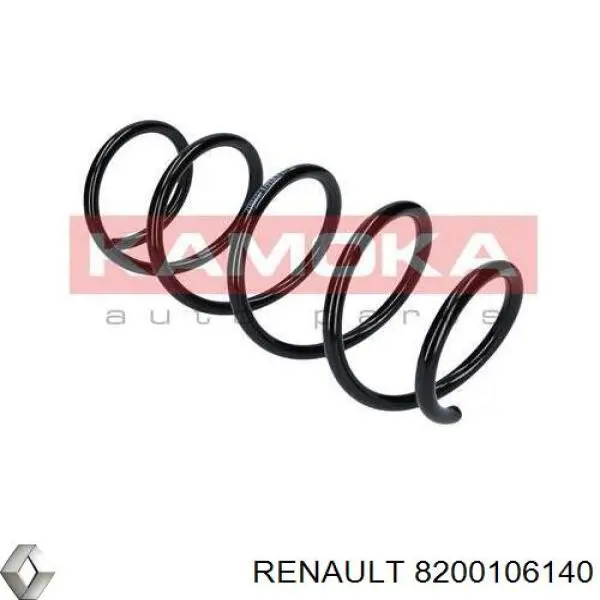 Передняя пружина 8200106140 Renault (RVI)