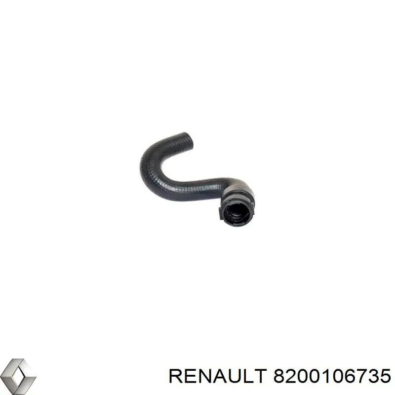 8200106735 Renault (RVI) mangueira do radiador de aquecedor (de forno, linha de combustível de retorno)