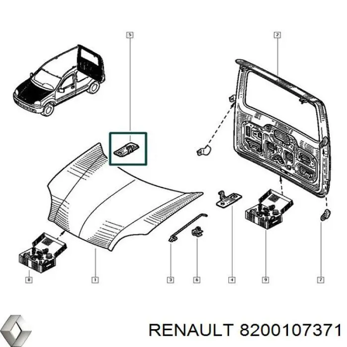 Купить 8200107371 Renault (RVI) 