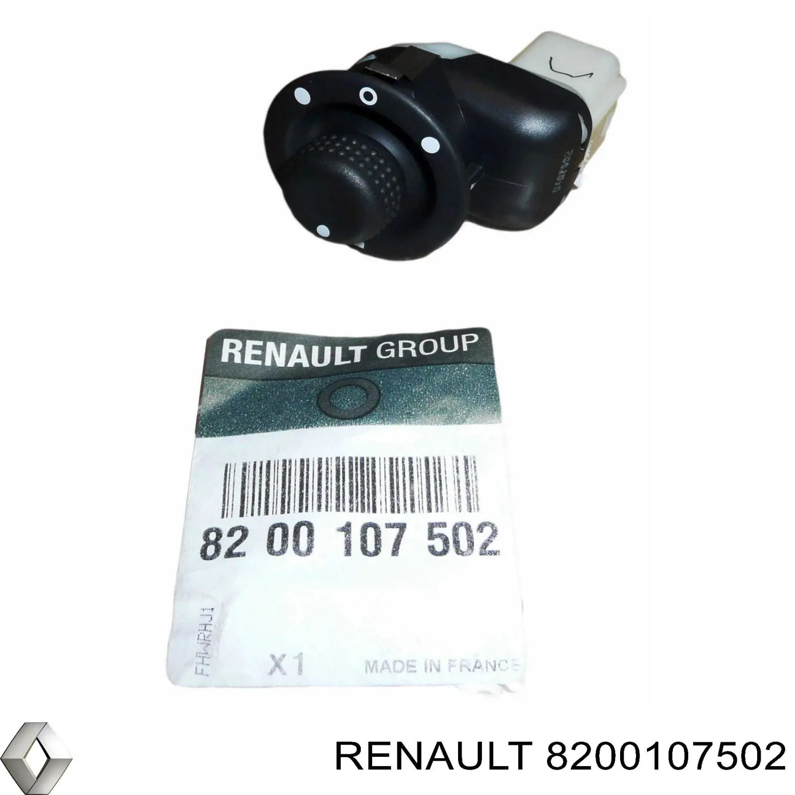 Блок управления зеркалами заднего вида Renault (RVI) 8200107502 цена, от  USD