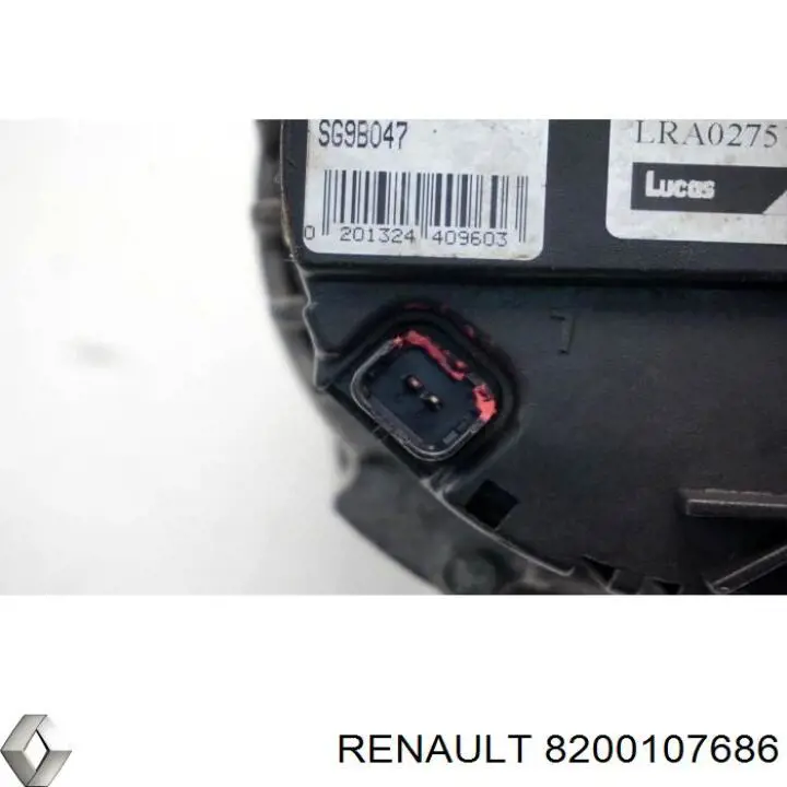 Генератор автомобиля Renault (RVI) 8200107686
