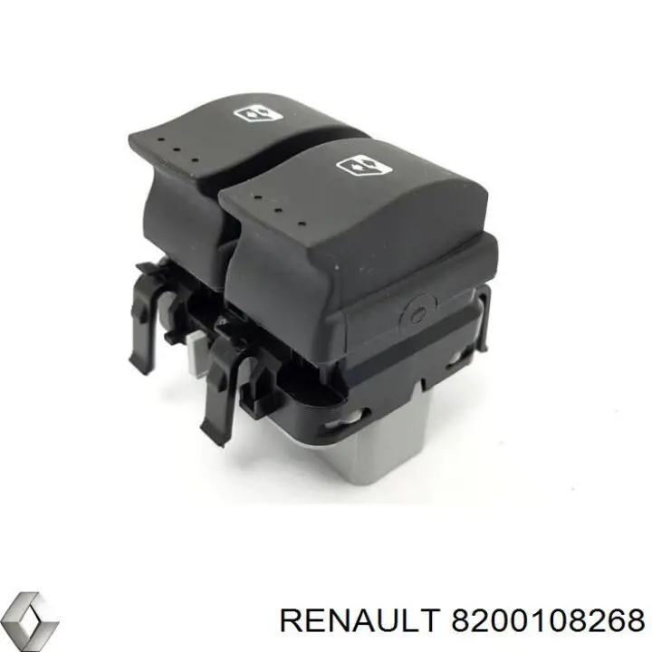 Кнопочный блок управления стеклоподъемником передний левый 8200108268 Renault (RVI)