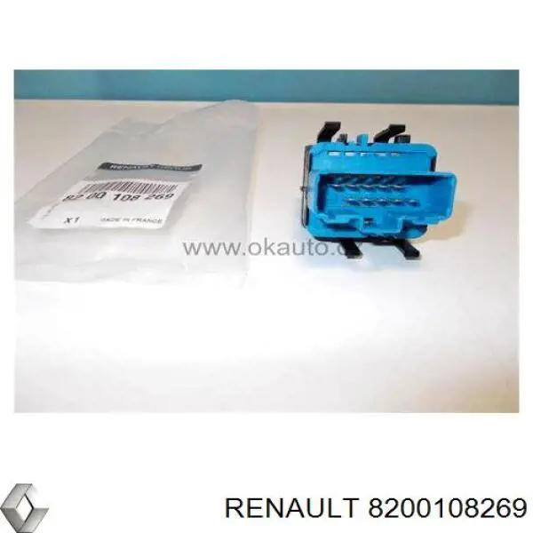 Compre 8200108269 Renault (RVI) Unidade de botões dianteira esquerda de controlo de elevador de vidro