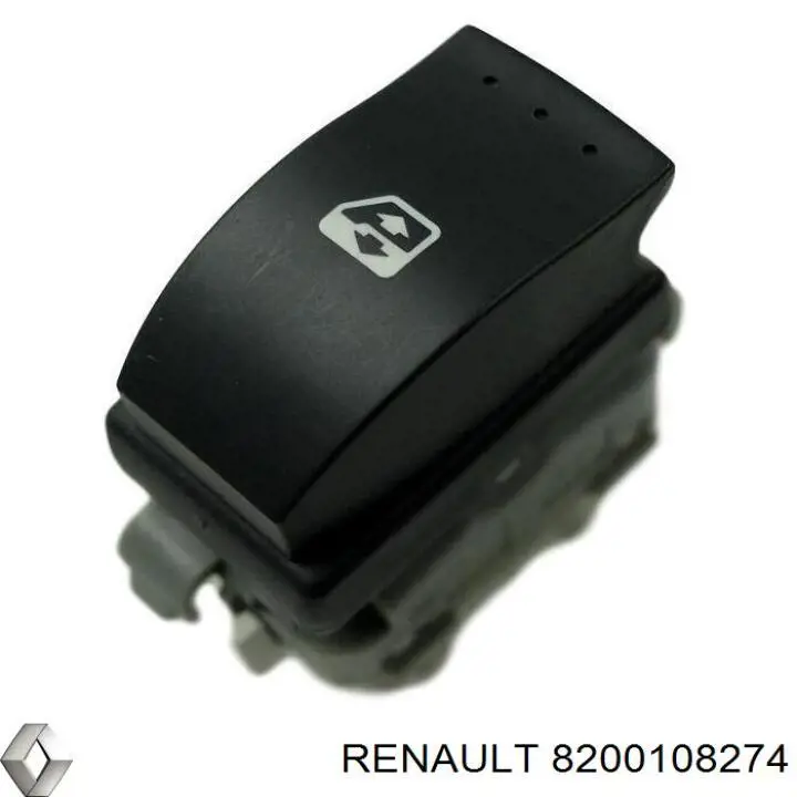 Botão traseiro de ativação de motor de acionamento de vidro para Renault Scenic (JM0)