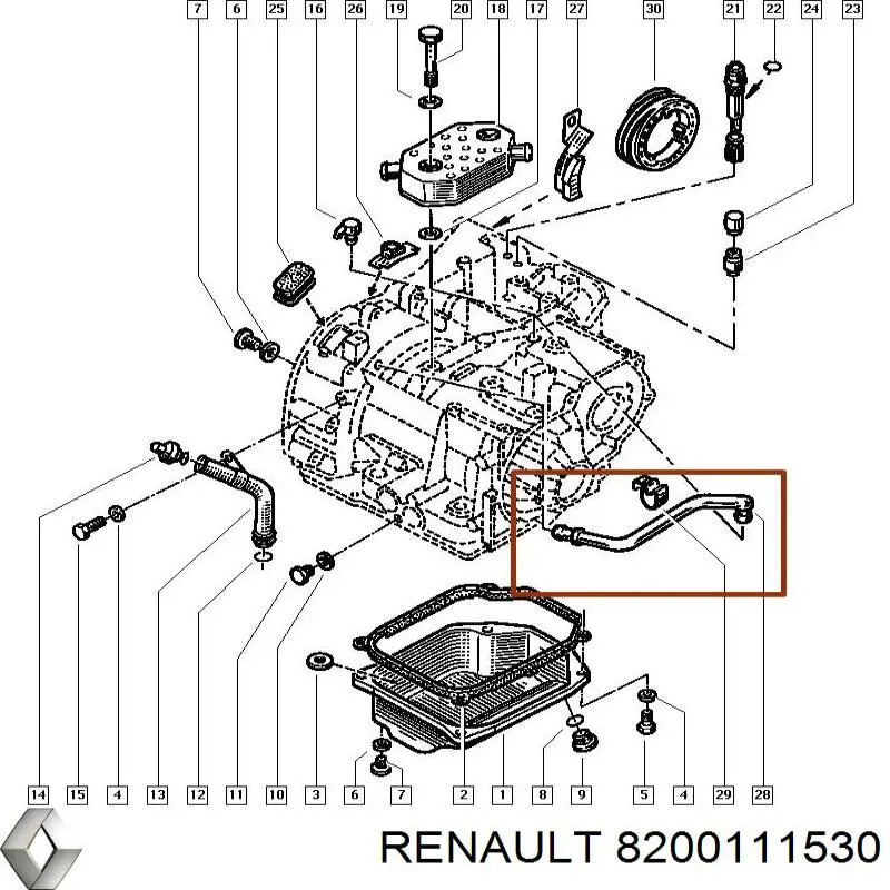 Купить 8200111530 Renault (RVI) 
