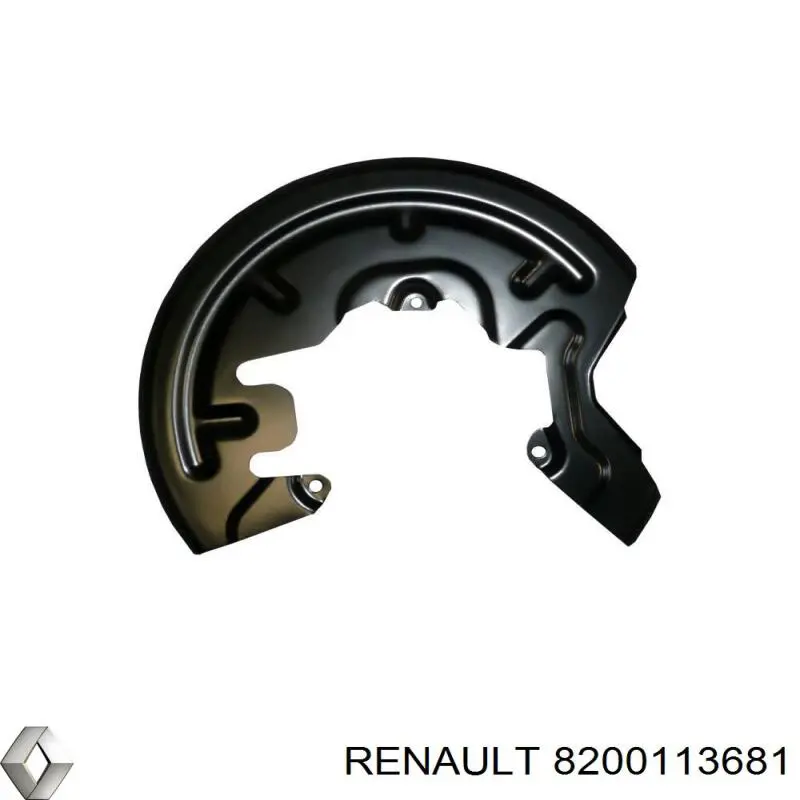 Защита тормозного диска переднего левого 8200113681 Renault (RVI)