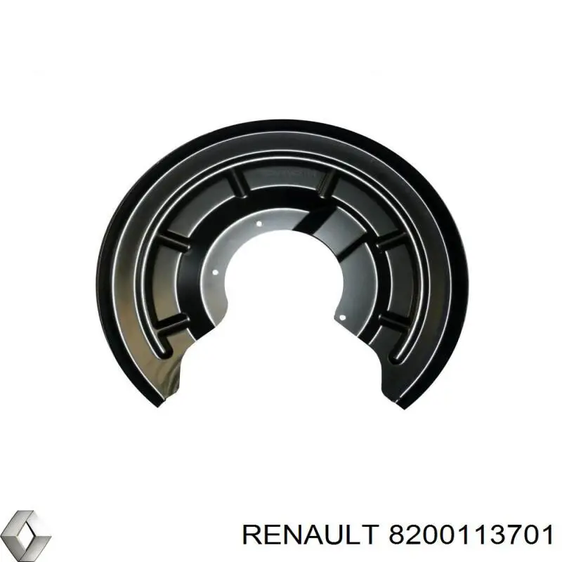 Защита тормозного диска заднего левая 8200113701 Renault (RVI)