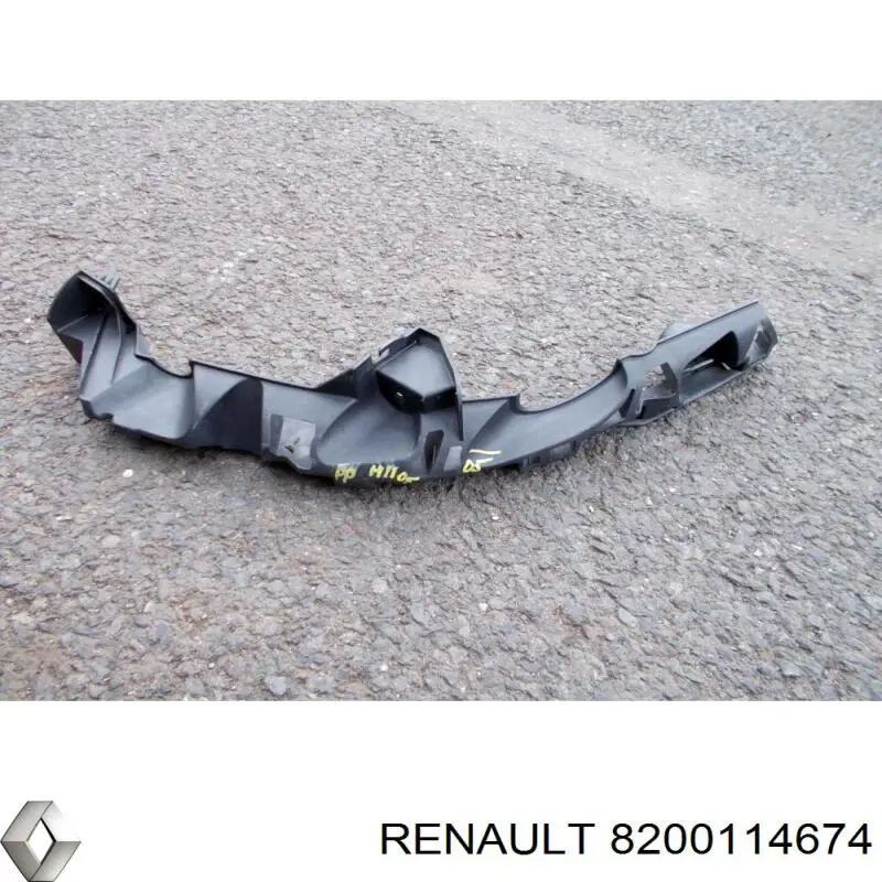 Правое крепление переднего бампера Renault (RVI) 8200114674 цена, от 22.80 USD