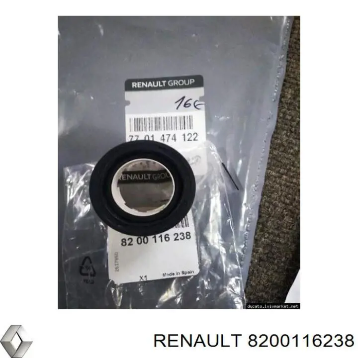 Сальник полуоси переднего моста правой Renault (RVI) 8200116238 цена, от 8.31 USD