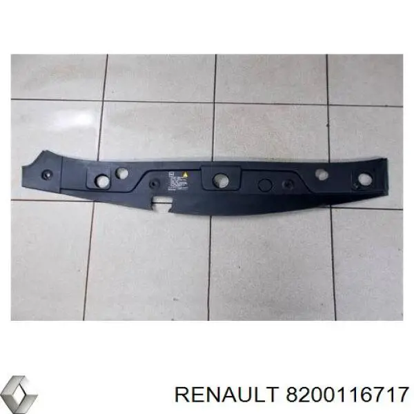 Conduto de ar/defletor do radiador, superior para Renault Megane (EM0)