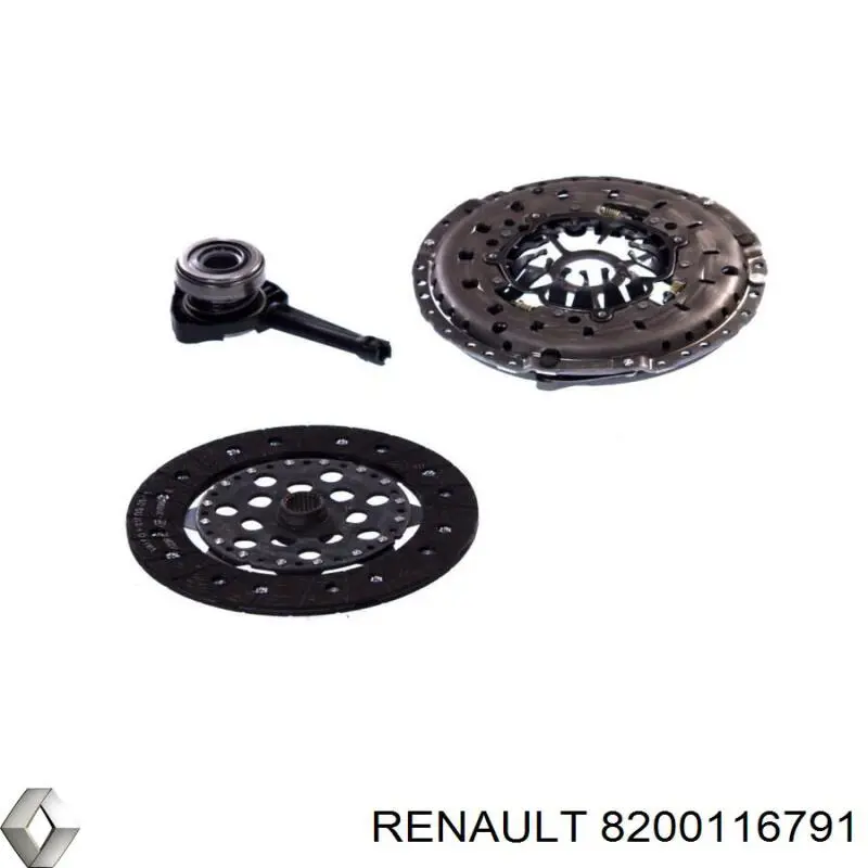 Маховик двигателя RENAULT 8200116791
